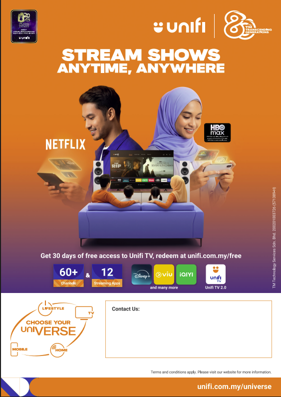 Apply Unifi Universe and compare unifi package price in Kedah
