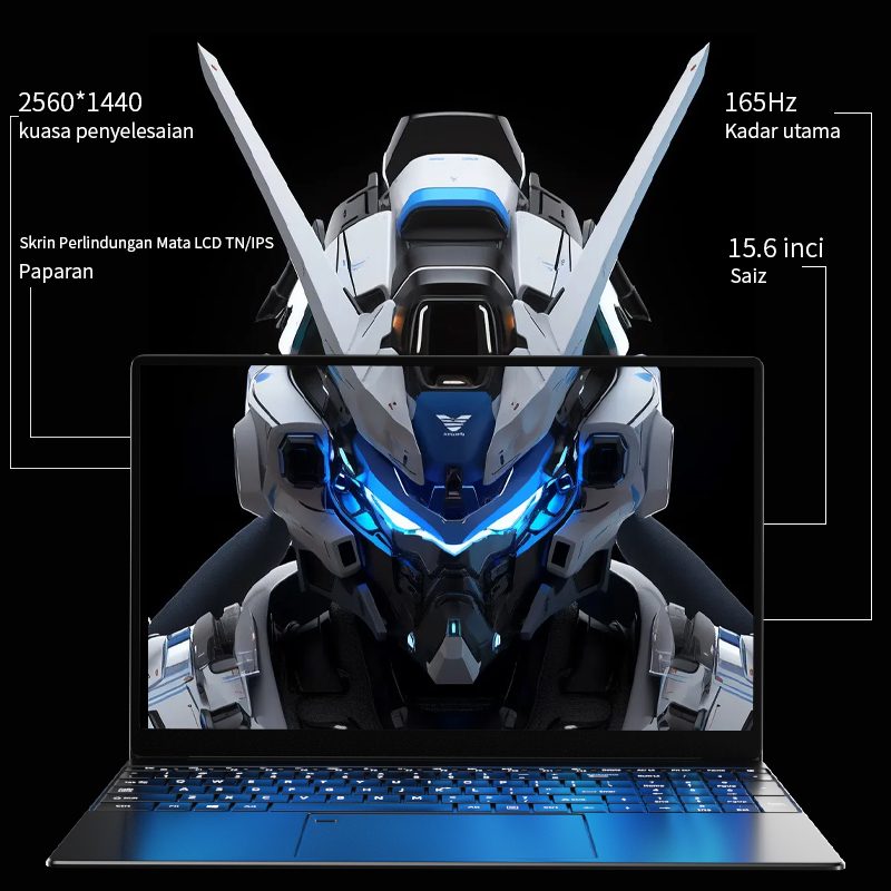 Laptop Windows 11 Intel HD Picture Quality 15.6-inch Thin Laptop, Suitable for Business, Office, Esports, Gaming, Entertainment, Design, Drawing Laptop | Shopee Malaysia
