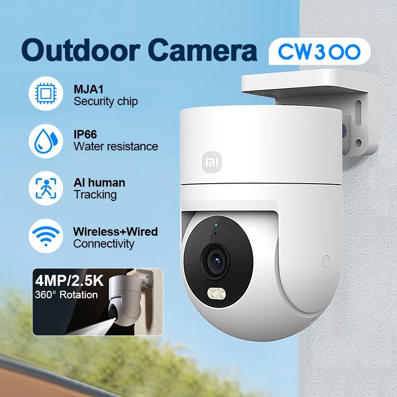 Xiaomi Camera C300 Mi Home Security WiFi Cam 360°2K Ultra-clear CCTV Night Vision AI Human Detection | Shopee Malaysia