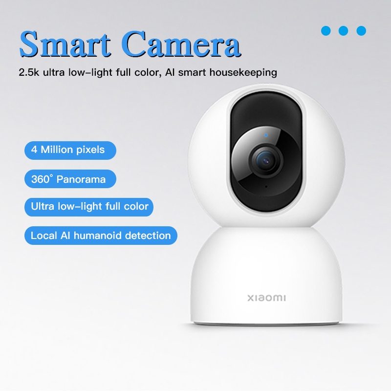 Xiaomi Camera C300 Mi Home Security WiFi Cam 360°2K Ultra-clear CCTV Night Vision AI Human Detection | Shopee Malaysia