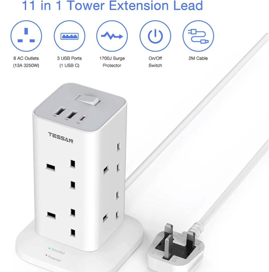 TESSAN Tower Extension Plug product image 2