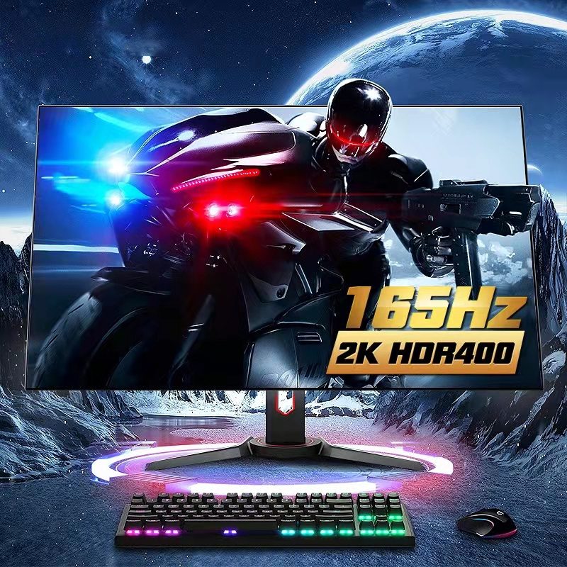 Monitor 27 Inch 165HZ Gaming Curved Monitor PC With Speaker 75HZ/1080P/1MS FHD LCD Display Computer | Shopee Malaysia