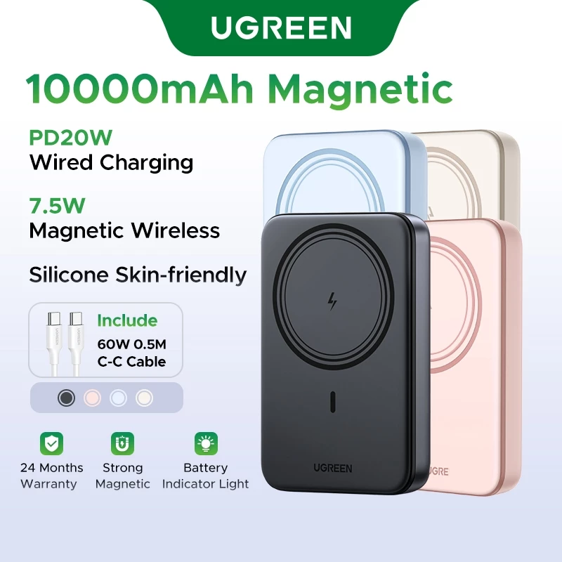 UGREEN Magnetic Wireless Power Bank 10000mAh (2026)