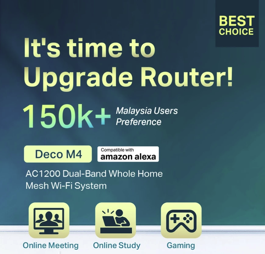 TP-Link Deco M4 upgrade router image