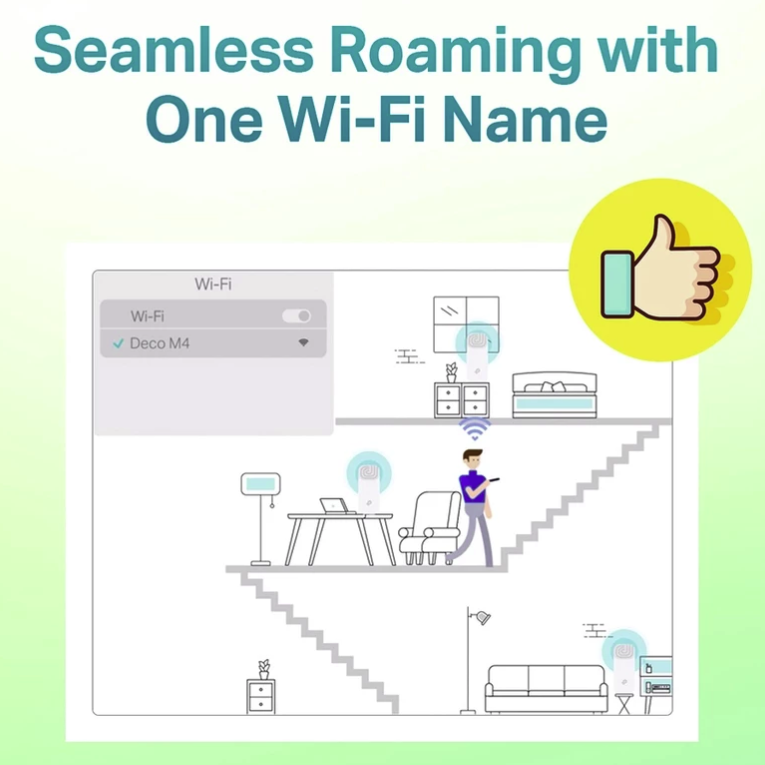TP-Link Deco M4 seamless roaming image